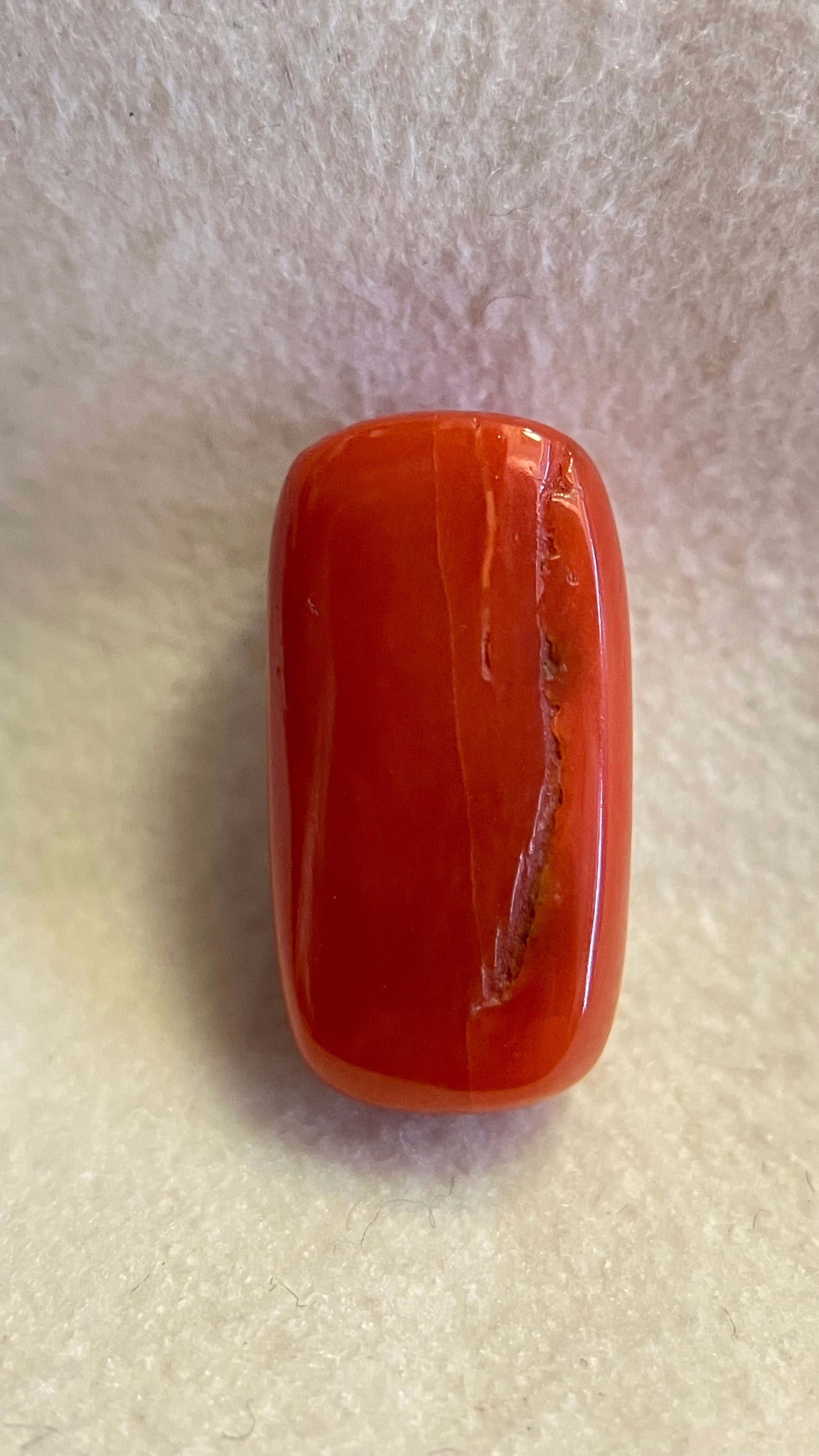 RED CORAL - 7.58 carat