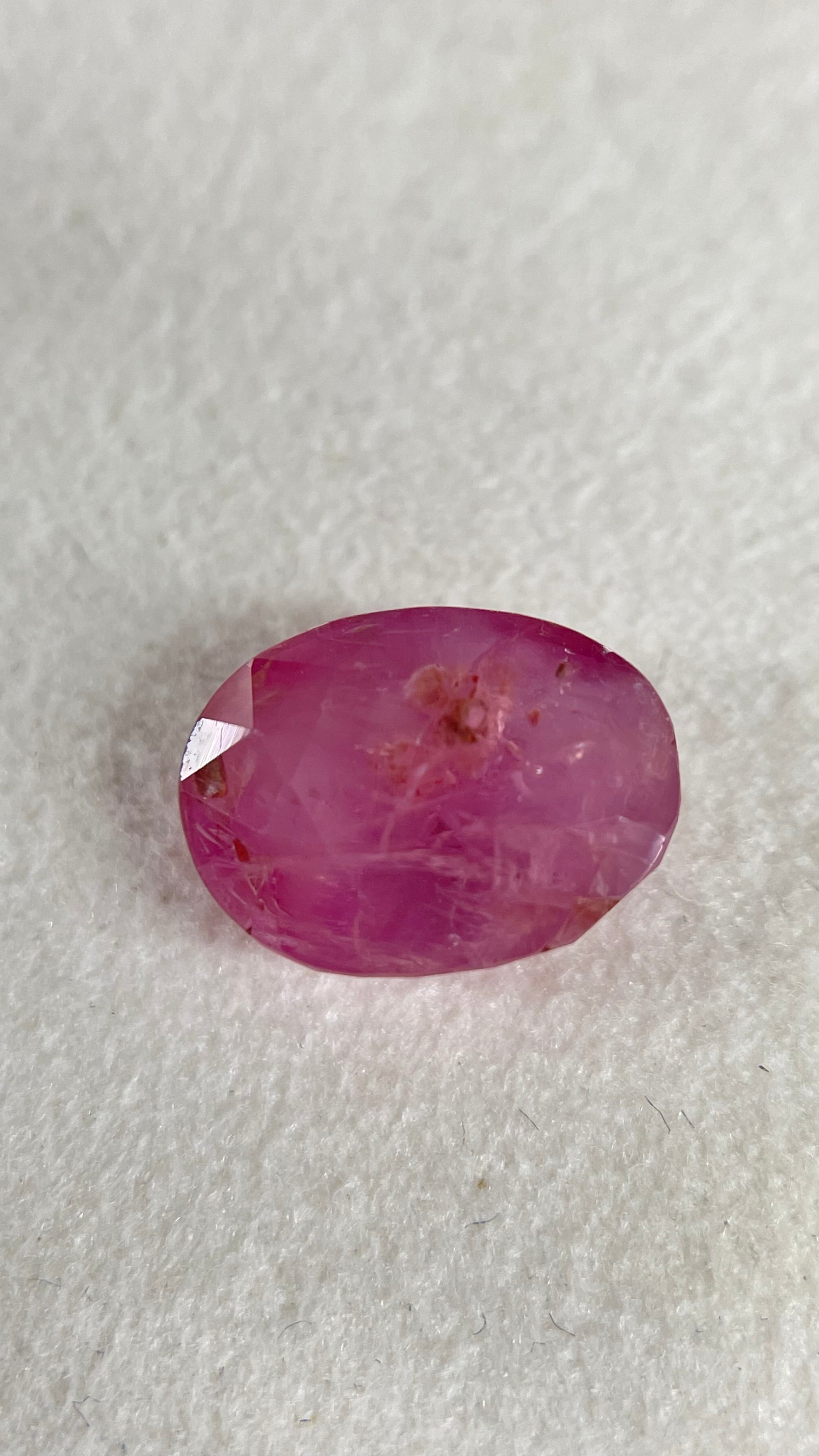 Natural Ruby - 5.22 Carat