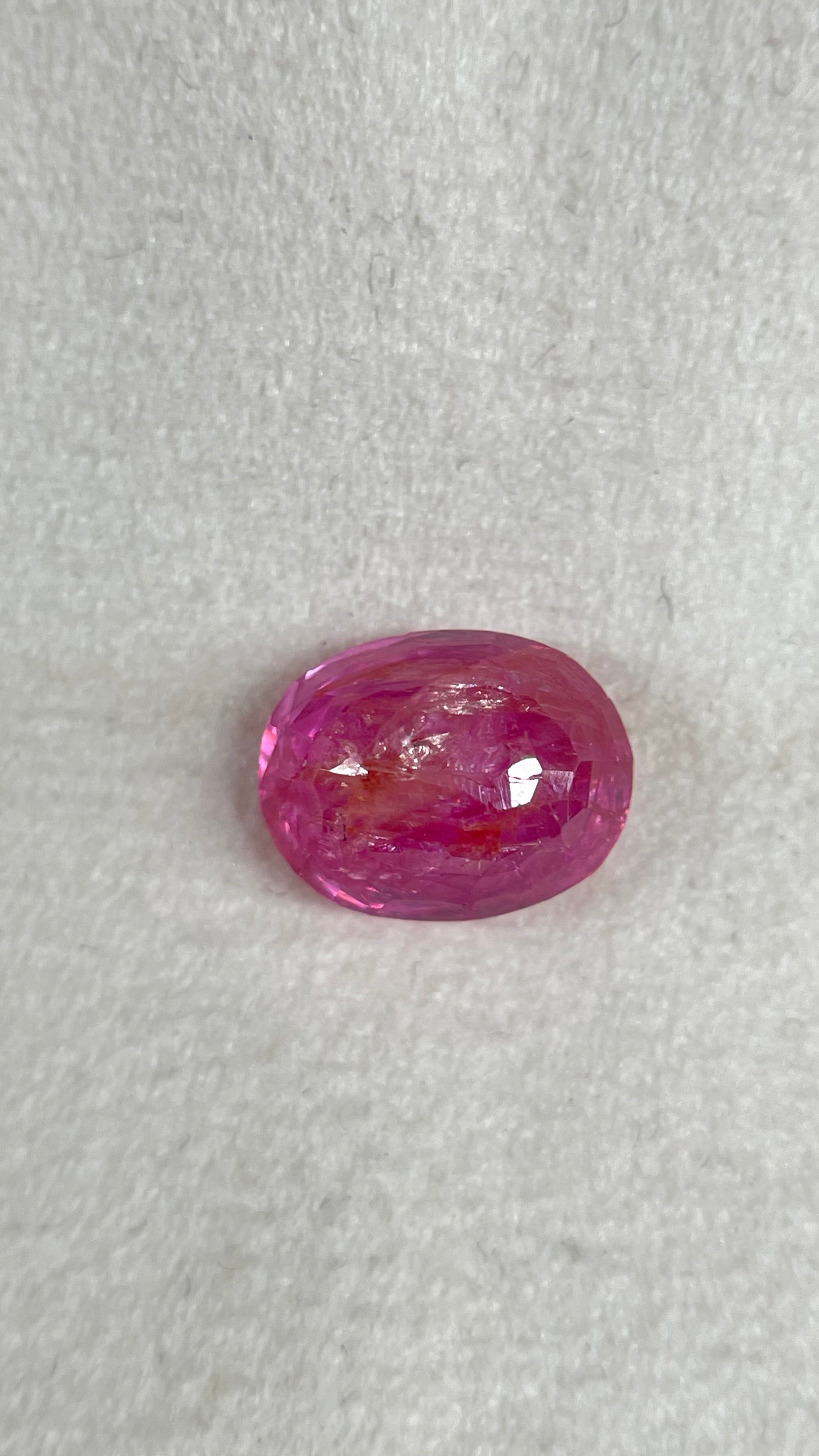 Natural Ruby - 4.62 Carat.